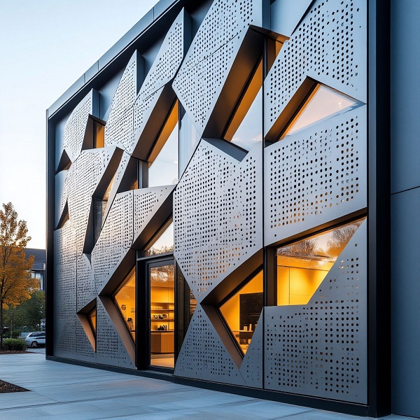 Перфорированные фасадные панели